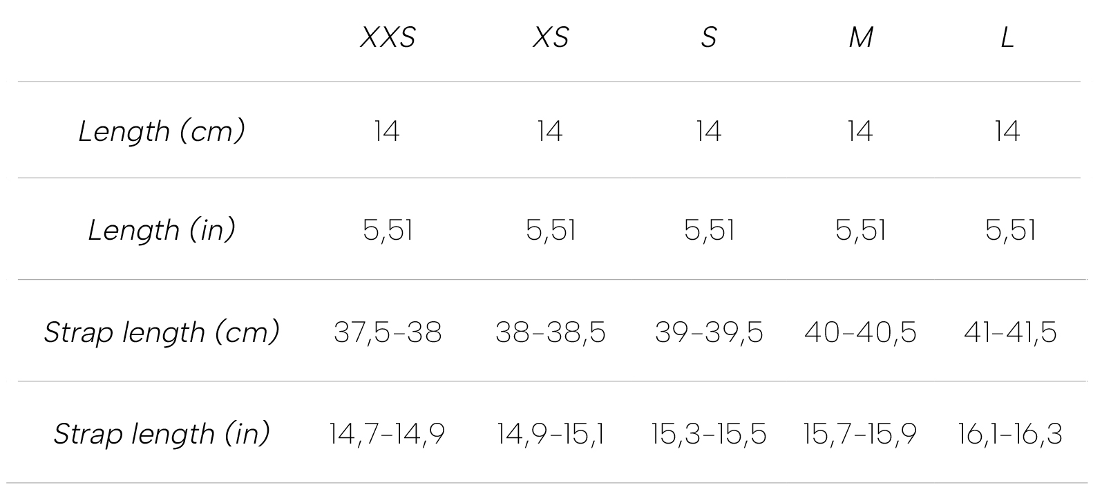 Measurements Charlotte Top
